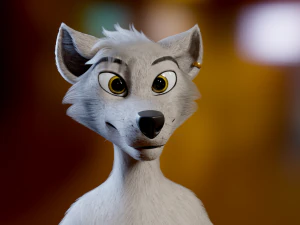 Victor Anthro Wolf 3D Model