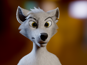 Victor Anthro Wolf 3D 모델