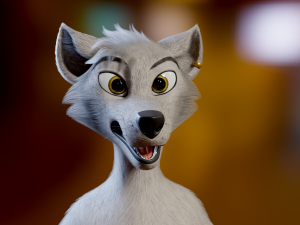 Victor Anthro Wolf 3D 모델