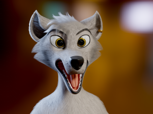 Victor Anthro Wolf 3D 모델