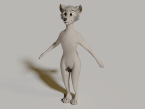 Victor Anthro Wolf 3D 모델