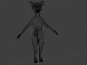 Victor Anthro Wolf 3D 모델