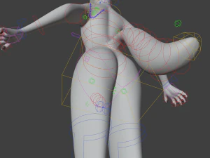 Victor Anthro Wolf 3D Model