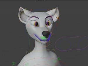 Victor Anthro Wolf 3D Model