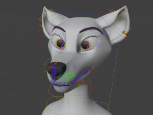 Victor Anthro Wolf 3D 모델