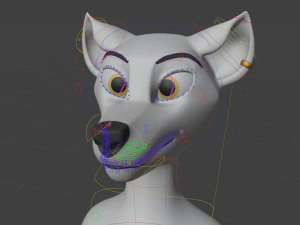 Victor Anthro Wolf 3D Model