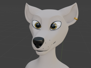 Victor Anthro Wolf 3D 모델