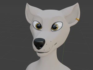 Victor Anthro Wolf 3D Model