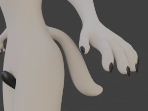 Victor Anthro Wolf 3D Model