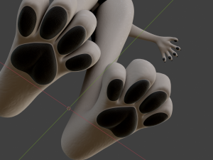 Victor Anthro Wolf 3D 모델