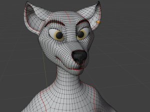 Victor Anthro Wolf 3D 모델
