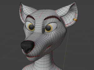 Victor Anthro Wolf 3D 모델