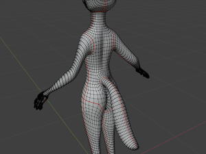 Victor Anthro Wolf 3D 모델