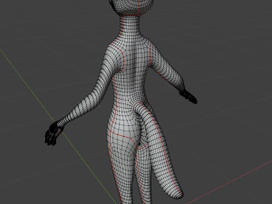 Victor Anthro Wolf 3D Model