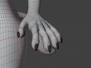 Victor Anthro Wolf 3D Model