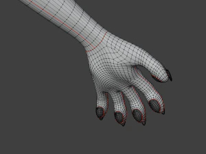 Victor Anthro Wolf 3D Model