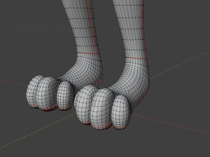 Victor Anthro Wolf 3D Model