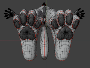 Victor Anthro Wolf 3D 모델
