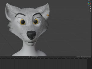 Victor Anthro Wolf 3D 모델