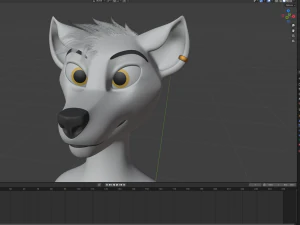 Victor Anthro Wolf 3D Model