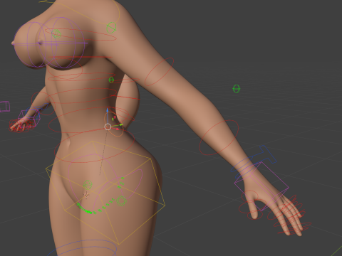 Nicole Anthro Deer 3D Модель