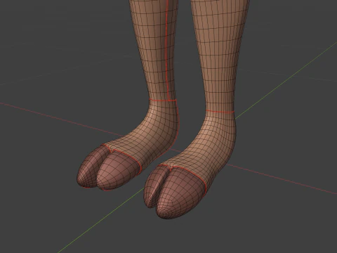 Nicole Anthro Deer 3D Model