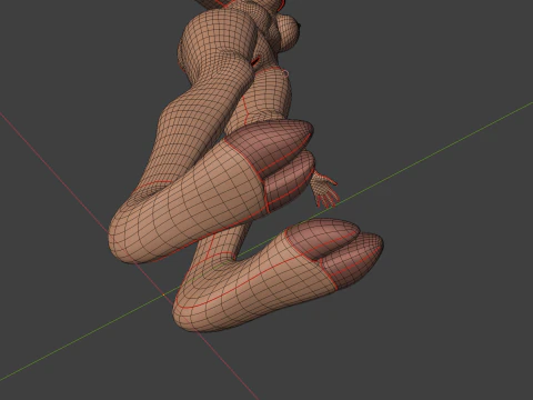 Nicole Anthro Deer 3D Model