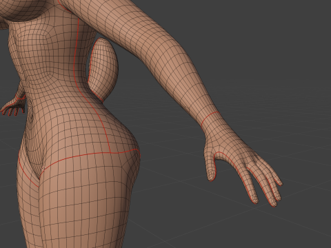 Nicole Anthro Deer 3D Модель