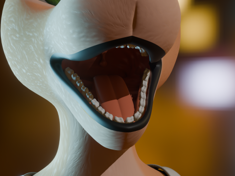 Nicole Anthro Deer 3D Модель