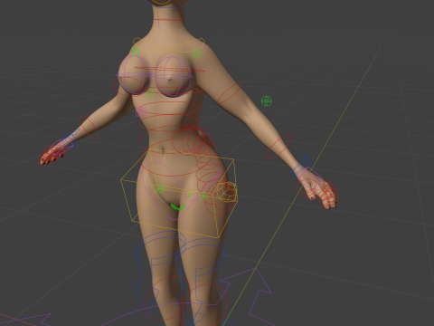 Junie Anthro Fox 3D Model