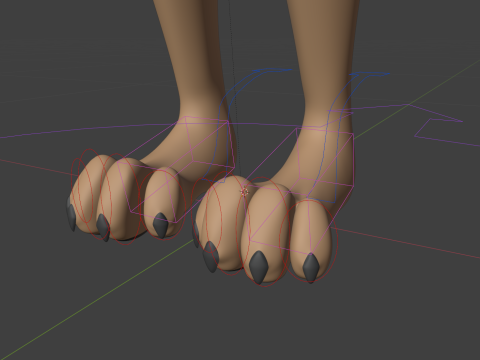 Junie Anthro Fox 3D Model