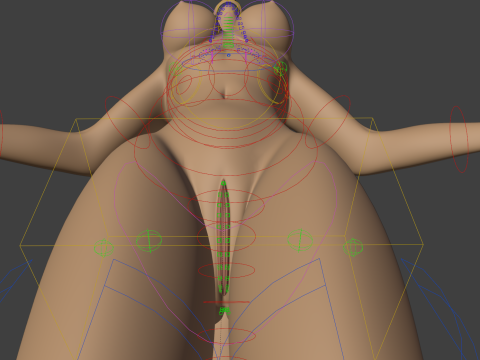 Junie Anthro Fox 3D Model