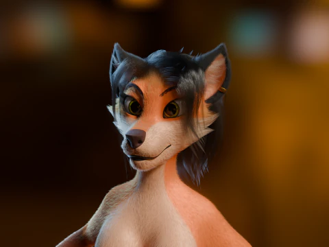 Luna Antro Fox Modelo 3D
