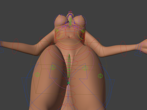 Luna Anthro Fox 3Dモデル