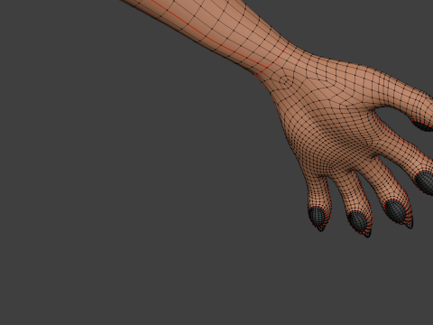 Luna Anthro Fox 3Dモデル