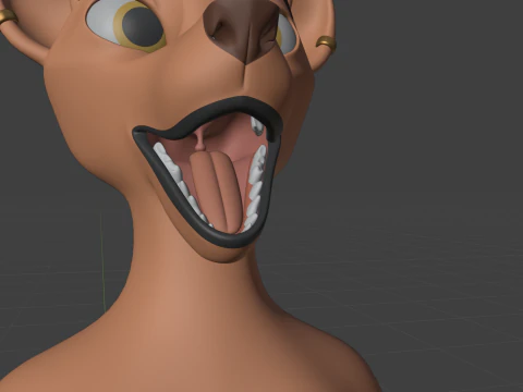 Luna Antro Fox Modelo 3D