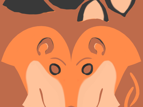 Luna Anthro Fox 3Dモデル