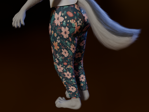 Kovu Anthro Wolf Modelo 3D