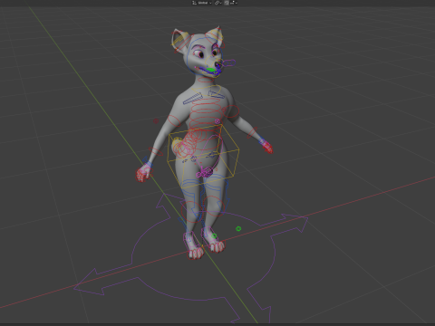 Kovu Anthro Wolf Modelo 3D