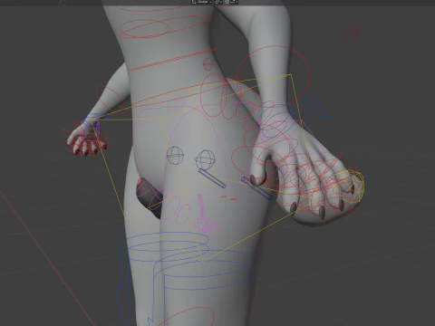 Kovu Anthro Wolf 3D Model