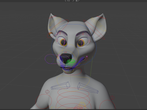 Kovu Anthro Wolf Modelo 3D