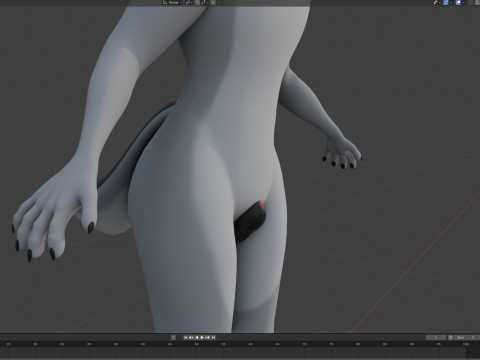 Kovu Anthro Wolf Modelo 3D