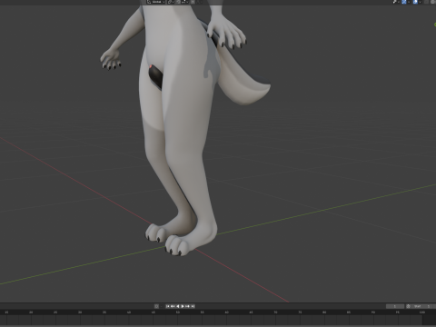 Kovu Anthro Wolf Modelo 3D