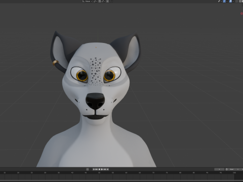Kovu Anthro Wolf Modelo 3D