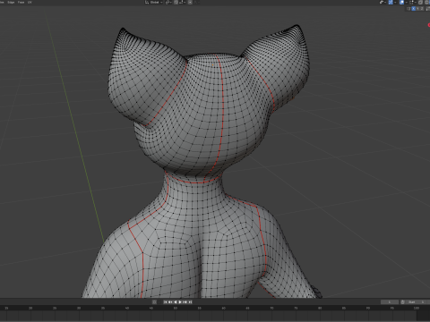 Kovu Anthro Wolf Modelo 3D