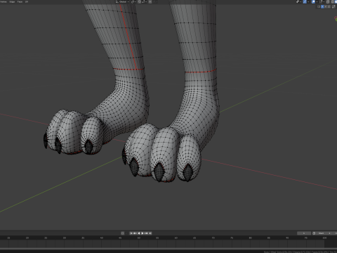 Kovu Anthro Wolf Modelo 3D