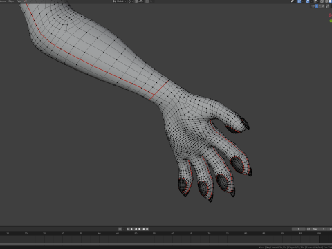 Kovu Anthro Wolf Modelo 3D