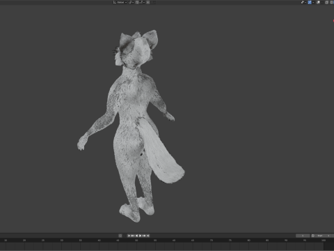 Kovu Anthro Wolf Modelo 3D