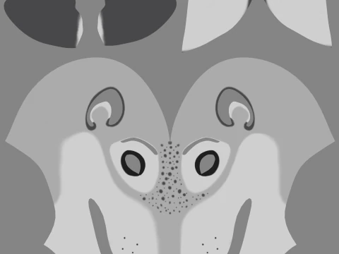 Kovu Anthro Wolf 3D Model