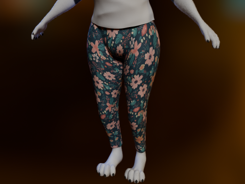 Thomas Anthro Husky 3D Model